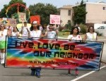 Azalea Park residents participating in Pride parade