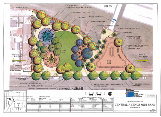 design for central avenue mini park
