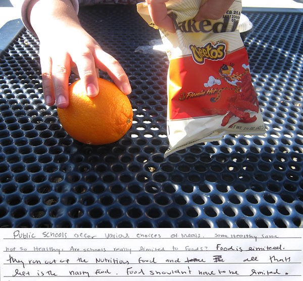 Essay on healthier lunches in school