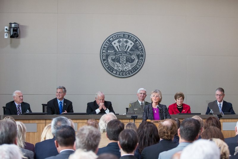 San Diego County Board of Supervisors Chair Dianne Jacob delivers 2014 State of the County Address.