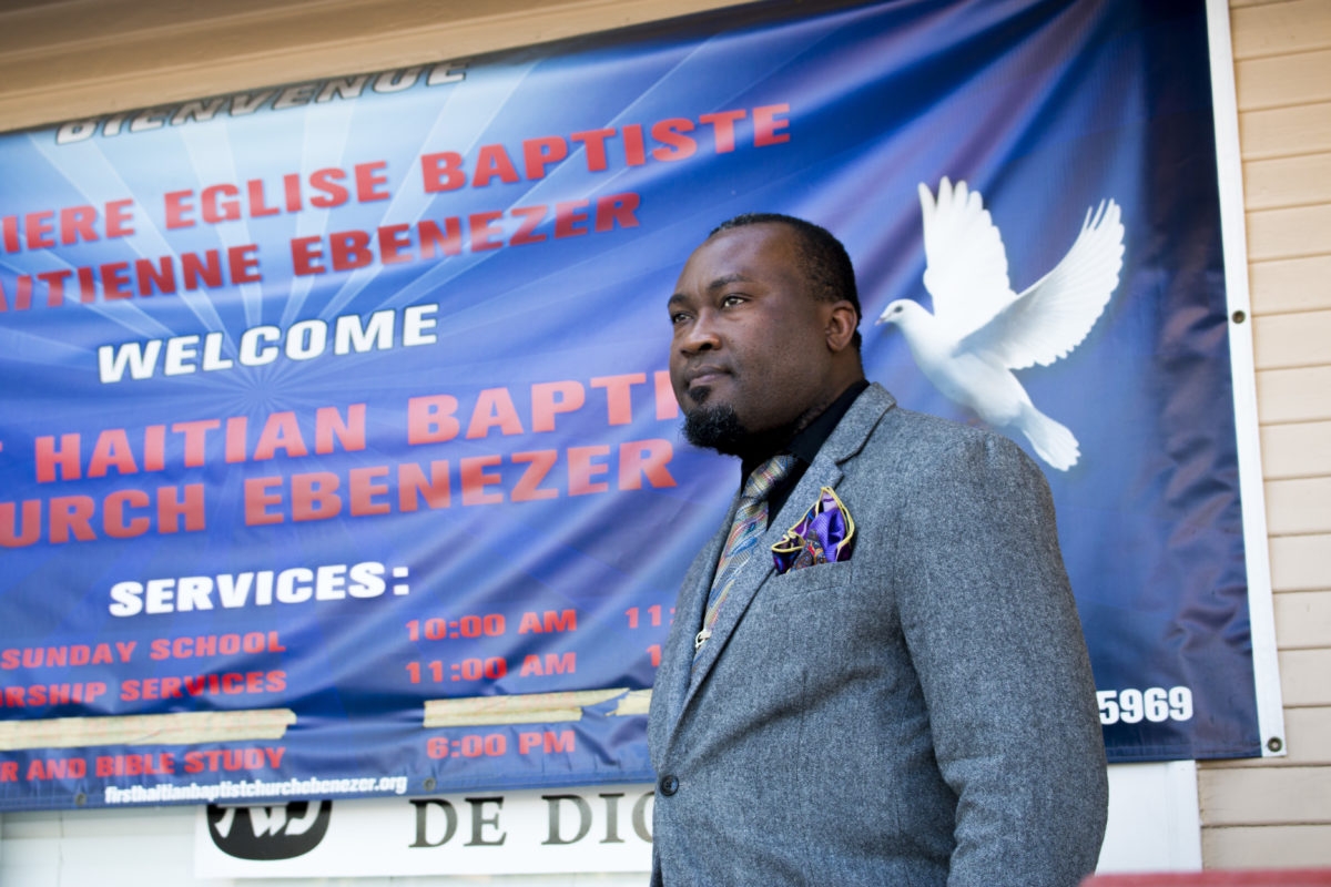 Johny Oxeda is a pastor at the First Haitian Baptist Church Ebenezer in City Heights