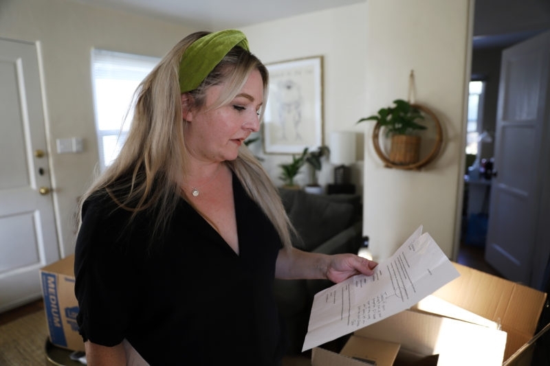 Three days after Gov. Gavin Newsom signed AB 1482, San Diego renter Jessica Hurado received a letter from her landlord notifying her that rent for her apartment would soon be increasing by $850. / Photo by Megan Wood