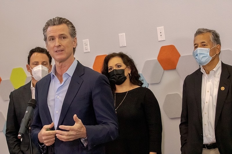 Newsom Hails SD Vaccination Efforts, Hints At Pending Advance To Orange Tier