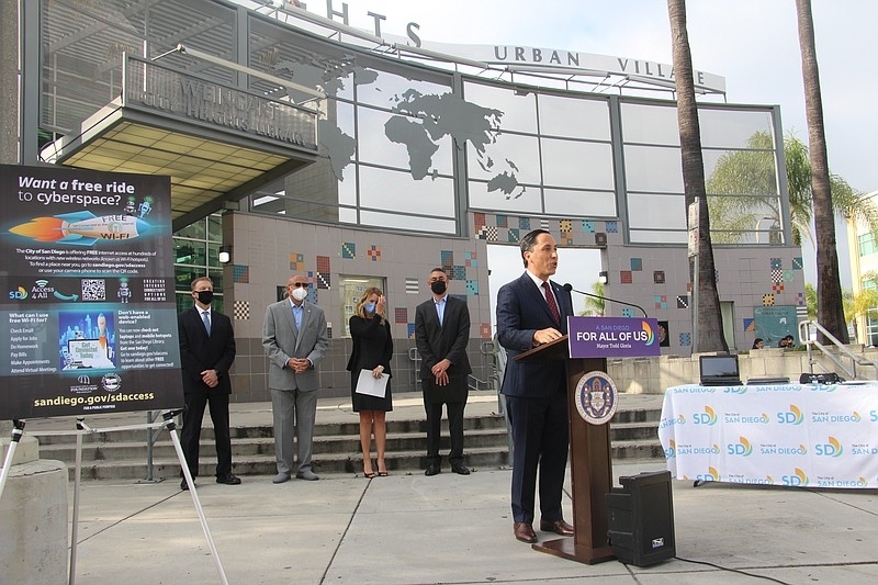 Mayor Gloria Expands Access 4 All Program To Provide Free Wi-Fi, Hotspots