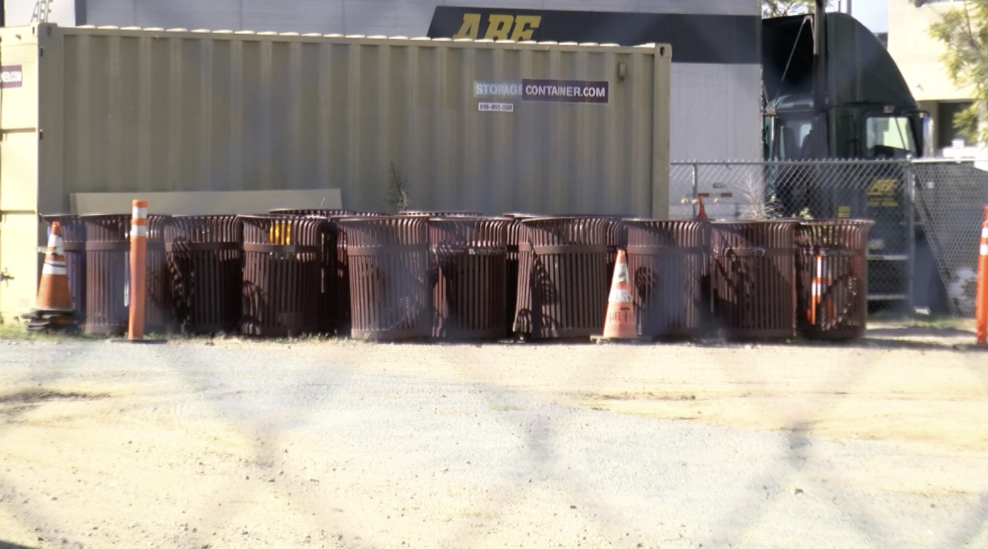 Trash cans, or the lack of them, cause a stir in City Heights
