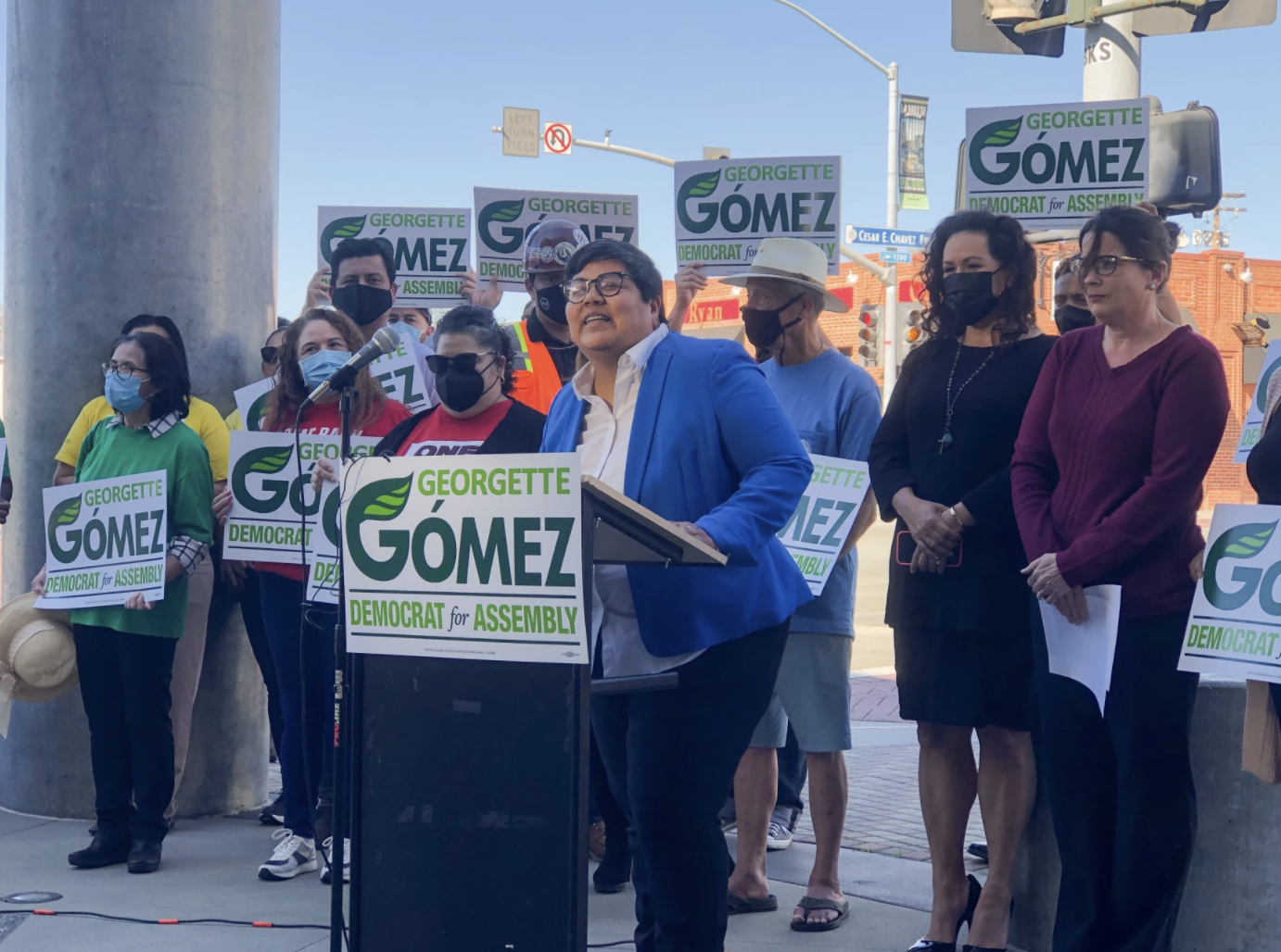 Former Assemblymember Lorena Gonzalez endorses Georgette Gómez for District 80 seat, other contenders fighting for role